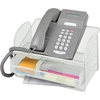 image:imageSafco Onyx Phone and Utility Tray with Drawer Desktop Organizer Durable Steel Construction SilverSilver