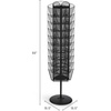 image:imageSafco Onyx Rotating Mesh Magazine Holder Display Rack with 30 Pockets Brochure Organizer CommercialGrade Steel Construction Black