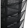 image:imageSafco Onyx Rotating Mesh Magazine Holder Display Rack with 30 Pockets Brochure Organizer CommercialGrade Steel Construction Black