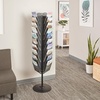 image:imageSafco Onyx Rotating Mesh Magazine Holder Display Rack with 30 Pockets Brochure Organizer CommercialGrade Steel Construction Black