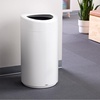 image:imageSafco Open Top Trash Can 30 Gallon Stainless Steel Modern Garbage Can for Indoor Use White14 Gallon