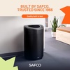 image:imageSafco Open Top Trash Can 30 Gallon Stainless Steel Modern Garbage Can for Indoor Use WhiteBlack