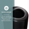 image:imageSafco Open Top Trash Can 30 Gallon Stainless Steel Modern Garbage Can for Indoor Use WhiteBlack