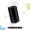 image:imageSafco Open Top Trash Can 30 Gallon Stainless Steel Modern Garbage Can for Indoor Use WhiteBlack