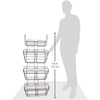 image:imageSafco Products 4158CH PanelMate DryErase Markerboard Qty 1 CharcoalTriple File Basket