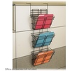 image:imageSafco Products 4158CH PanelMate DryErase Markerboard Qty 1 CharcoalTriple File Basket