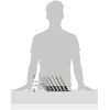 image:imageSafco Products 4158CH PanelMate DryErase Markerboard Qty 1 CharcoalWaterfall Sorter