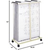 image:imageSafco Products 5059 Mobile Vertical File Store and Organize Blue Prints Files CAD Drawings and More Tropic Sand12 Clamps