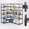 image:imageSafco Products 5294BL Industrial Wire Shelving Starter Unit Organzie Home Office Classrooms Garages amp More 48 W x 24 D x 72 H AddOn Unit and Extra Shelf Pack Sold Separately Black