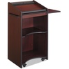 image:imageSafco Products 8918MH Executive Mobile Lectern MahoganyMahogany