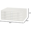 image:imageSafco Products Flat File for 36 W x 24 D Documents 5Drawer Additional Options Sold Separately Tropic SandWhite