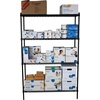 image:imageSafco Products Industrial Wire Shelving Starter Unit 48 W x 18 D x 72 H AddOn Unit and Extra Shelf Pack Sold Separately Metallic GrayBlack