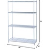 image:imageSafco Products Industrial Wire Shelving Starter Unit 48 W x 18 D x 72 H AddOn Unit and Extra Shelf Pack Sold Separately Metallic GrayMetallic Gray