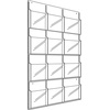 image:imageSafco Reveal Literature Rack 12 Magazine Holder Wall Mountable Thermoformed Plastic Resin Construction No Sharp Edges or Corners Acrylic Clear
