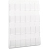 image:imageSafco Reveal Literature Rack 24 Compartments Magazine Holder WallMounted Brochure Organizer Acrylic Clear