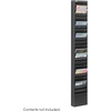 image:imageSafco Steel Magazine Rack 23 Pocket Wall Mounted Display for Home amp Office Durable Powder Coat FinishBlack