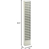 image:imageSafco Steel Magazine Rack 23 Pocket Wall Mounted Display for Home amp Office Durable Powder Coat FinishLight Gray