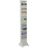 image:imageSafco Steel Magazine Rack 23 Pocket Wall Mounted Display for Home amp Office Durable Powder Coat FinishLight Gray