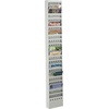 image:imageSafco Steel Magazine Rack 23 Pocket Wall Mounted Display for Home amp Office Durable Powder Coat FinishLight Gray