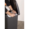image:imageSafco Step On Plastic Trash Can with Foot Pedal 23 Gallon Garbage Can for Kitchen Indoor or Outdoor Use Hands Free BlackBlack