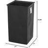 image:imageSafco Trash Can Liner for 36 Gallon Garbage Cans Plastic Insert Easy to Remove and Clean Black36Gallon
