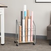 image:imageSafco Tubular Steel Wire Roll File Cart Document and Blueprint Holder 20 Compartment Rolling Organizer Cart for Architectural Drawings Construction Plans and Map Storage20 Compartment