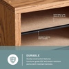 image:imageSafco Wooden Paper and Mail Organizer for Home Office and Classroom Adjustable Shelves and Stackable 12 Compartments with Drawers Modern Gray