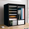 image:imageSafco Wooden Paper and Mail Organizer for Home Office and Classroom Adjustable Shelves and Stackable