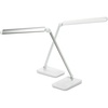 image:imageSafco 1001SL Vamp LED Modern ABS Desk Lamp with USB Port and Dimmer Switch SilverSilver