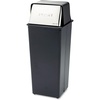 image:imageSafco 9893 Reflections Push Top Waste Receptacle 21Gallon Black