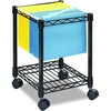 image:imageSafco Compact Rolling Cart Fits Letter and LegalSize Hanging Folders Mobile File Storage Steel Black