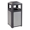 image:imageSafco Evos Steel Trash Can 38 Gallons Indoor and Outdoor Use Commercial Garbage Can with Plastic Liner15 Gallon
