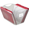 image:imageSafco Onyx LetterSize Desktop Tub File Collapsible For Compact Storage Integrated Handles Steel Mesh BlackSilver