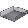 image:imageSafco Onyx Mesh Single Tray Desktop Organizer  Heavy Duty Steel  Powder Coat Finish  1175 x 925 x 25  Office Supplies Organizer  Letter Trays amp Stacking Supports  BlackBlack