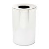 image:imageSafco Open Top Trash Can 30 Gallon Stainless Steel Modern Garbage Can for Indoor Use WhiteChrome