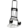 image:imageSafco Products 4062 StowAway Collapsible Moving Utility Hand Truck amp Cart Holds up to 275lbs Silver and Black