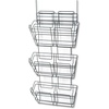 image:imageSafco Products 4158CH PanelMate DryErase Markerboard Qty 1 CharcoalTriple File Basket