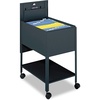 image:imageSafco Products Mobile Locking Legal File Cart 5353PT Tan Legal Size Locking Top Swivel WheelsTan