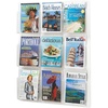 image:imageSafco Reveal Literature Rack 9 Compartments Magazine Holder WallMounted Brochure Organizer Acrylic Clear