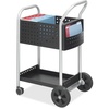 image:imageSafco Scoot Mail Cart Durable Steel Design Holds up to 75 LegalSized Folders Swivel Wheels Silver Accents and Powder Coat Finish20