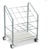image:imageSafco Tubular Steel Wire Roll File Cart Document and Blueprint Holder 20 Compartment Rolling Organizer Cart for Architectural Drawings Construction Plans and Map Storage12 Compartment