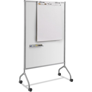 image:imageSafco 8511GR Impromptu Magnetic Whiteboard Collaboration Screen 42w x 21 12d x 72h Gray