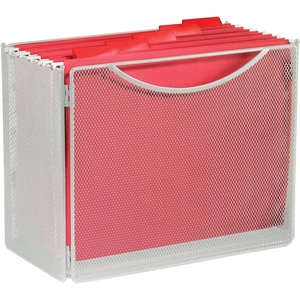image:imageSafco Onyx Mesh LetterSize File Cube 2170BL Black Black Powder Coat Finish Durable Steel Mesh ConstructionSilver