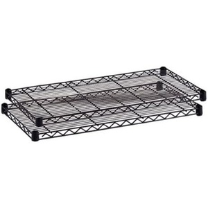 image:imageSafco Products 5242BL Commercial Wire Shelving Extra Shelves 36 W x 18 D for use with Basic Unit 5276BL Sold Separately Black36