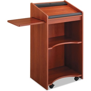 image:imageSafco Products 8918MH Executive Mobile Lectern MahoganyCherry