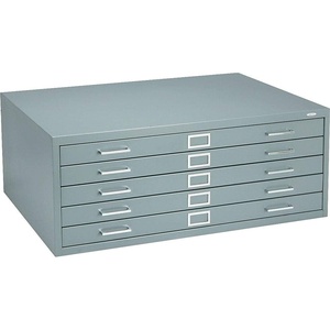 image:imageSafco Products Flat File for 36 W x 24 D Documents 5Drawer Additional Options Sold Separately Tropic SandGrey