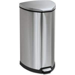 image:imageSafco Products Stainless StepOn Trash Can 4Gallon Stainless Steel10gallon