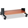 image:imageSafco Muv Adjustable Printer Stand Medium Oak Swivel Wheels Two Adjustable Shelves Medium Oak and Black 1881MOMedium OakBlack