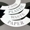 image:imageSafco Trash Can Recycle Bin Combo 28 Gallon Each 3 Bin At Your Disposal Recycling Center BlackGrey