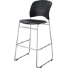 image:imageSafco 6806BL Reve Series Bistro Chair Molded Plastic BackSeat Steel Frame Black